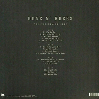 Vinyl Record Guns N' Roses - Perkins Place 1987 (2 LP) - 2