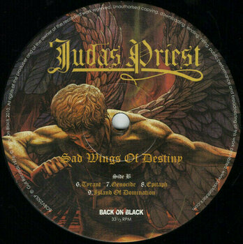 Vinyl Record Judas Priest - Sad Wings Of Destiny (LP) (180g) - 3