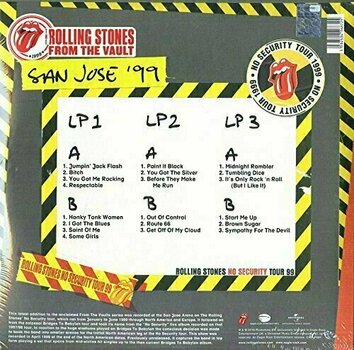 Vinylskiva The Rolling Stones - From The Vault: No Security - San José 1999 (3 LP) - 11
