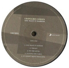 Vinyl Record Leonard Cohen - You Want It Darker (LP) - 1