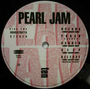 Vinyl Record Pearl Jam - Ten (Reissue) (Remastered) (LP) - 4
