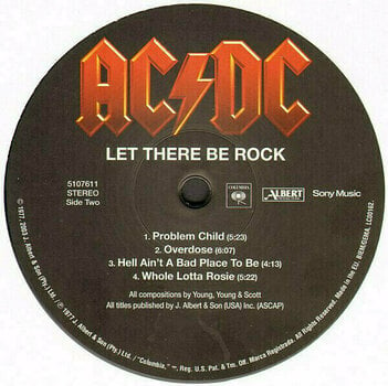 Vinyl Record AC/DC - Let There Be Rock (Reissue) (LP) - 3