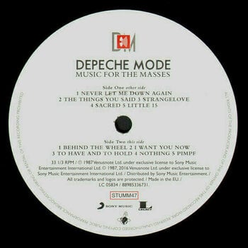 Vinyl Record Depeche Mode - Music For the Masses (Reissue) (LP) - 2