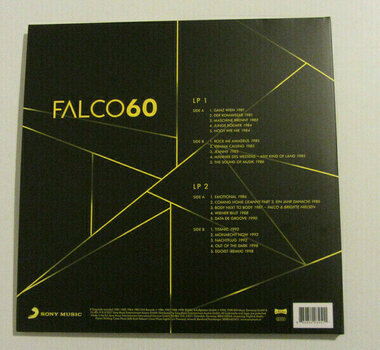 Disco de vinilo Falco - Falco 60 (Yellow Coloured Vinyl) (2 LP) - 4