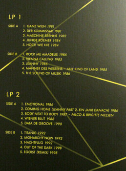 Vinylskiva Falco - Falco 60 (Yellow Coloured Vinyl) (2 LP) - 5