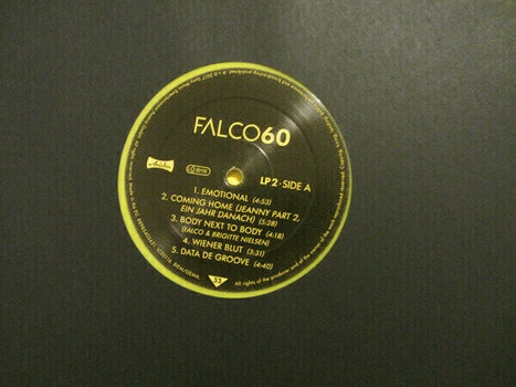 Disco de vinilo Falco - Falco 60 (Yellow Coloured Vinyl) (2 LP) - 6