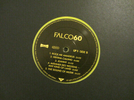 Vinylskiva Falco - Falco 60 (Yellow Coloured Vinyl) (2 LP) - 8