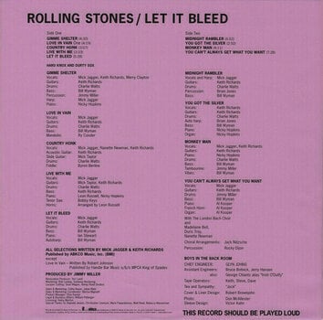 Vinyl Record The Rolling Stones - Let It Bleed (50th Anniversary Edition) (Limited Edition) (LP) - 5