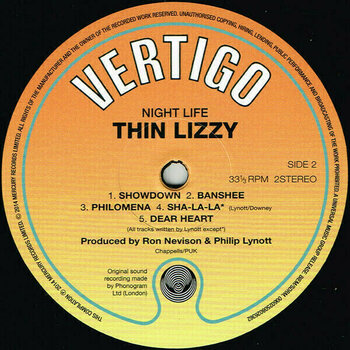 Vinyl Record Thin Lizzy - Nightlife (LP) - 4