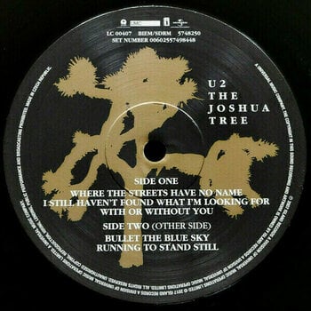 Hanglemez U2 - The Joshua Tree (2 LP) - 2