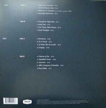 LP plošča Vangelis - Nocturne (2 LP) - 3