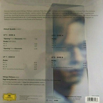 Disco de vinilo Víkingur Ólafsson - Philip Glass: Piano Works (2 LP) (180g) - 4