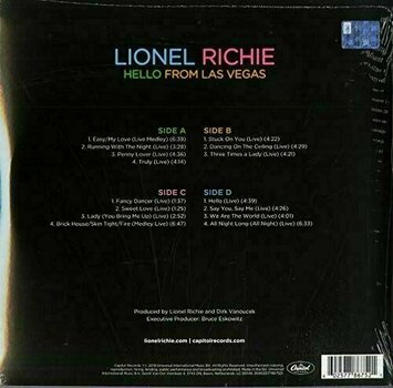 Vinyl Record Lionel Richie - Hello From Las Vegas (2 LP) - 2