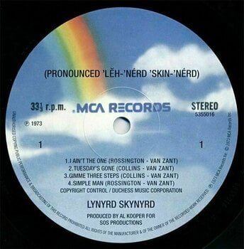 Disco de vinilo Lynyrd Skynyrd - (Pronounced 'leh-'nerd 'skin-'nerd) (LP) - 4
