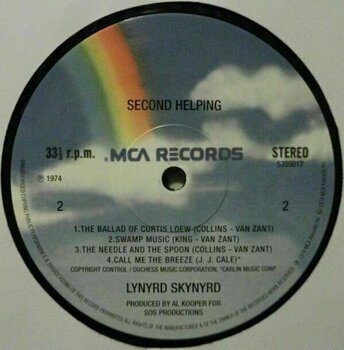 LP Lynyrd Skynyrd - Second Helping (12" LP) - 4