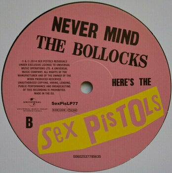 LP Sex Pistols - Never Mind The Bollocks, Here's The Sex Pistols (LP) - 5