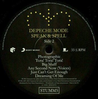LP Depeche Mode Speak and Spell (LP) - 7