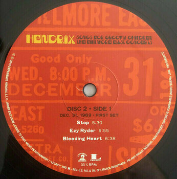 Płyta winylowa Jimi Hendrix - Songs For Groovy Children: The Fillmore East Concerts (Box Set) (8 LP) - 16