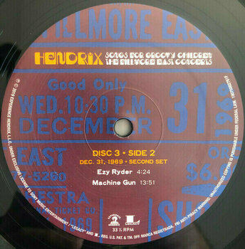 Disco de vinilo Jimi Hendrix - Songs For Groovy Children: The Fillmore East Concerts (Box Set) (8 LP) - 24