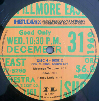 Disco de vinilo Jimi Hendrix - Songs For Groovy Children: The Fillmore East Concerts (Box Set) (8 LP) - 30