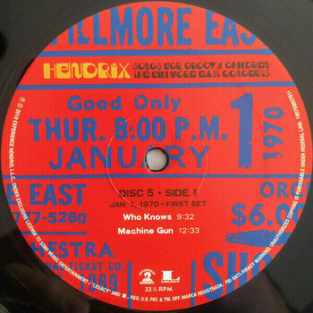 Płyta winylowa Jimi Hendrix - Songs For Groovy Children: The Fillmore East Concerts (Box Set) (8 LP) - 33