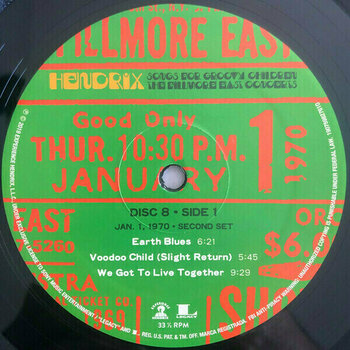 Schallplatte Jimi Hendrix - Songs For Groovy Children: The Fillmore East Concerts (Box Set) (8 LP) - 51