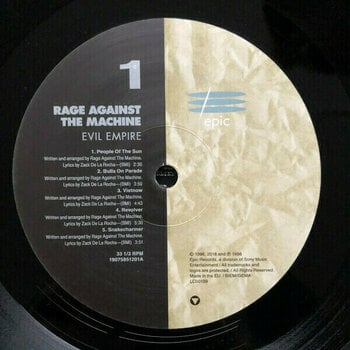 Vinyl Record Rage Against The Machine Evil Empire (LP) - 5