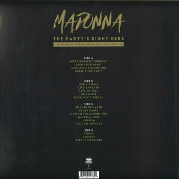 LP deska Madonna - The Party's Right Here (2 LP) - 2