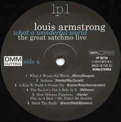 Disc de vinil Louis Armstrong - Great Satchmo Live/What a Wonderful World Live 1956-1967 (2 LP) - 1