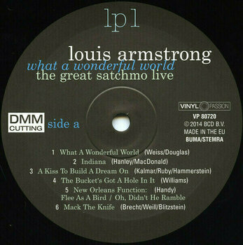 Disque vinyle Louis Armstrong - Great Satchmo Live/What a Wonderful World Live 1956-1967 (2 LP) - 2