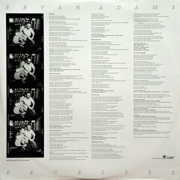Disco de vinilo Bryan Adams - Reckless (2 LP) - 11
