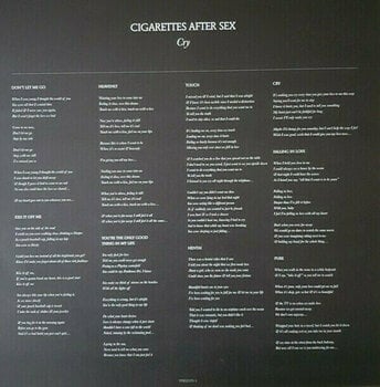 Disco de vinilo Cigarettes After Sex - Cry (LP) - 5