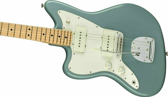 Electric guitar Fender American Pro Jazzmaster MN Sonic Gray LH - 4
