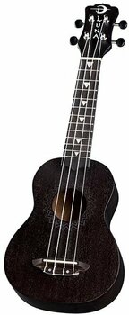 Szoprán ukulele Luna UKE VMS BKS Szoprán ukulele Fekete - 2