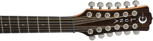 12-String Acoustic Guitar Luna Gypsy D12 Natural - 4