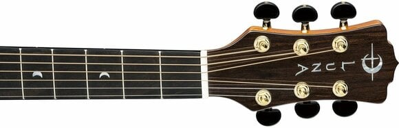 Jumbo elektro-akoestische gitaar Luna Vista Eagle Tropical Wood Eagle motif on exotic marquetry - 6