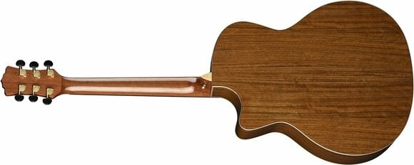 electro-acoustic guitar Luna Vista Bear Tropical Wood Bear motif on exotic marquetry - 4