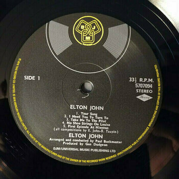 Vinyl Record Elton John - Elton John (LP) - 4