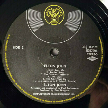 Vinyl Record Elton John - Elton John (LP) - 5