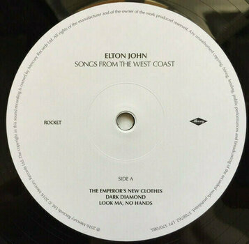Vinyl Record Elton John - Songs From The West Coast (2 LP) - 9