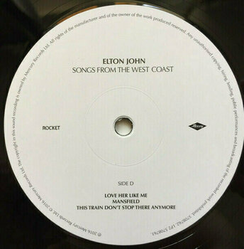 Vinyl Record Elton John - Songs From The West Coast (2 LP) - 12