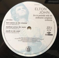 Vinyl Record Elton John - Live In Australia With The (2 LP) - 6