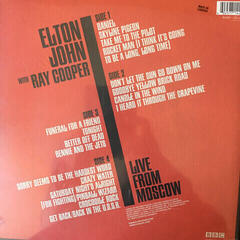 Disco in vinile Elton John - Live From Moscow-Black (2 LP) - 1