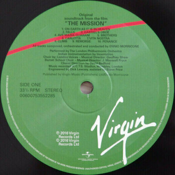 Vinyl Record Ennio Morricone - The Mission (LP) - 3