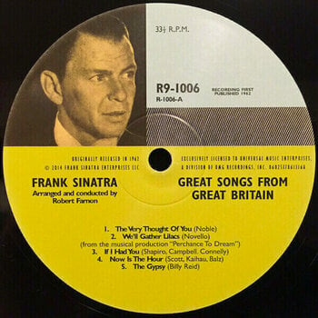Vinyl Record Frank Sinatra - Great Songs From Great Britain (LP) - 3