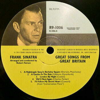 Disque vinyle Frank Sinatra - Great Songs From Great Britain (LP) - 4