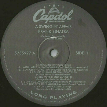 Disque vinyle Frank Sinatra - A Swingin' Affair (LP) - 3