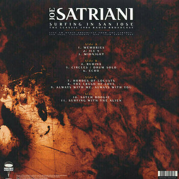 Disco de vinilo Joe Satriani - Surfing In San Jose (2 LP) - 2
