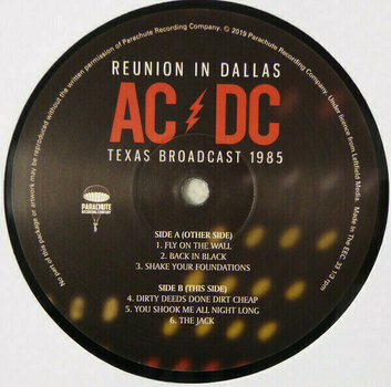 Vinyl Record AC/DC - Reunion In Dallas (2 LP) - 3
