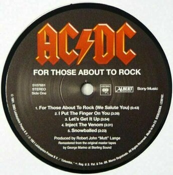 Disco de vinil AC/DC - For Those About To Rock We Salute You (Reissue) (LP) - 2